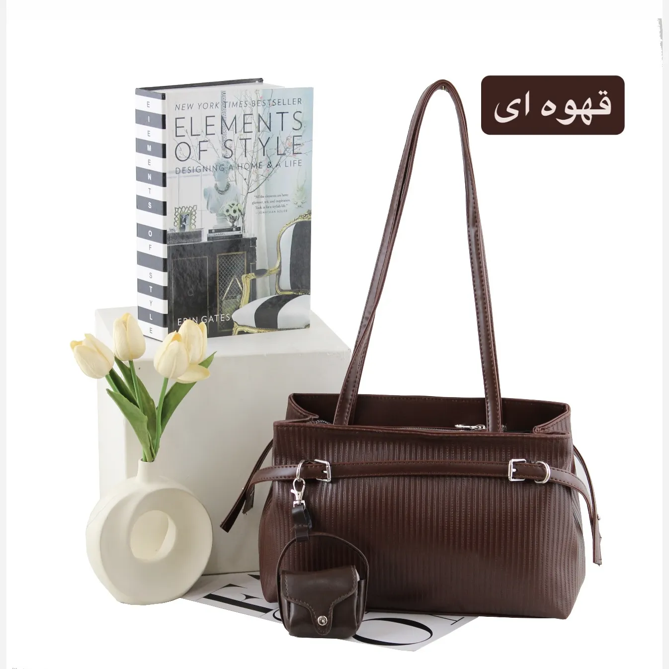 کیف زنانه ابعاد 35 در 23 در 12 سانتیمتر