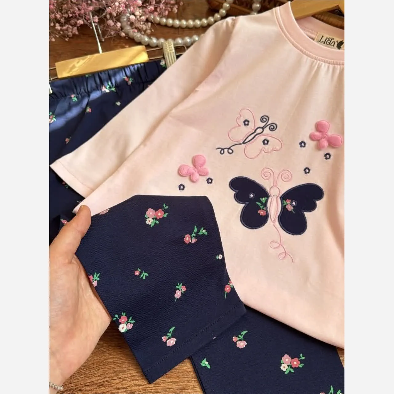 بلوز شلوار دخترانه پنبه یکرو سایز 2 تا 8 سال