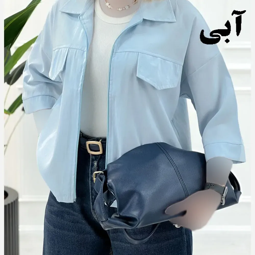 وست آستین بلند زیپ دار زنانه جنس پری سیلک فری سایز چهارفصل